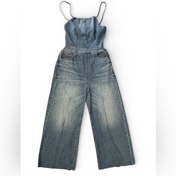 Ami Denim - Denim Halter Jumpsuit